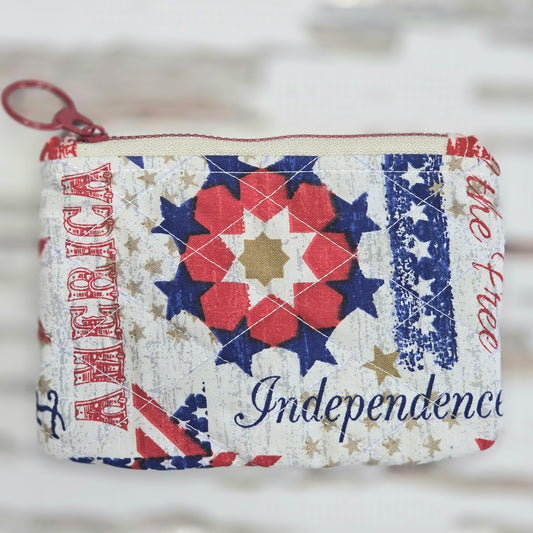 Americana Zipper Pouch