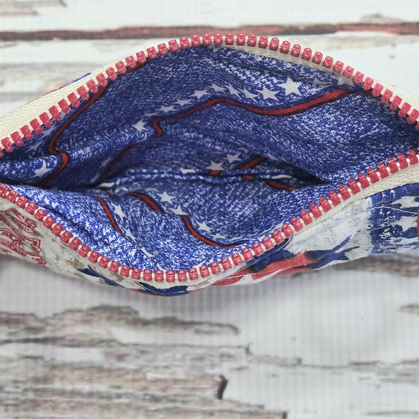Americana Zipper Pouch