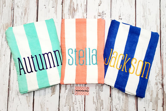Personalized Beach Towel