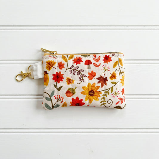Fall Vibes Keychain Wallet