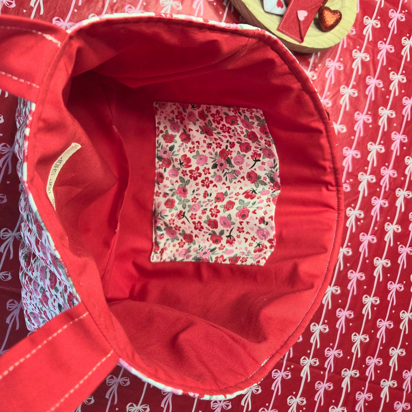 Flirty Floral Tote Bag