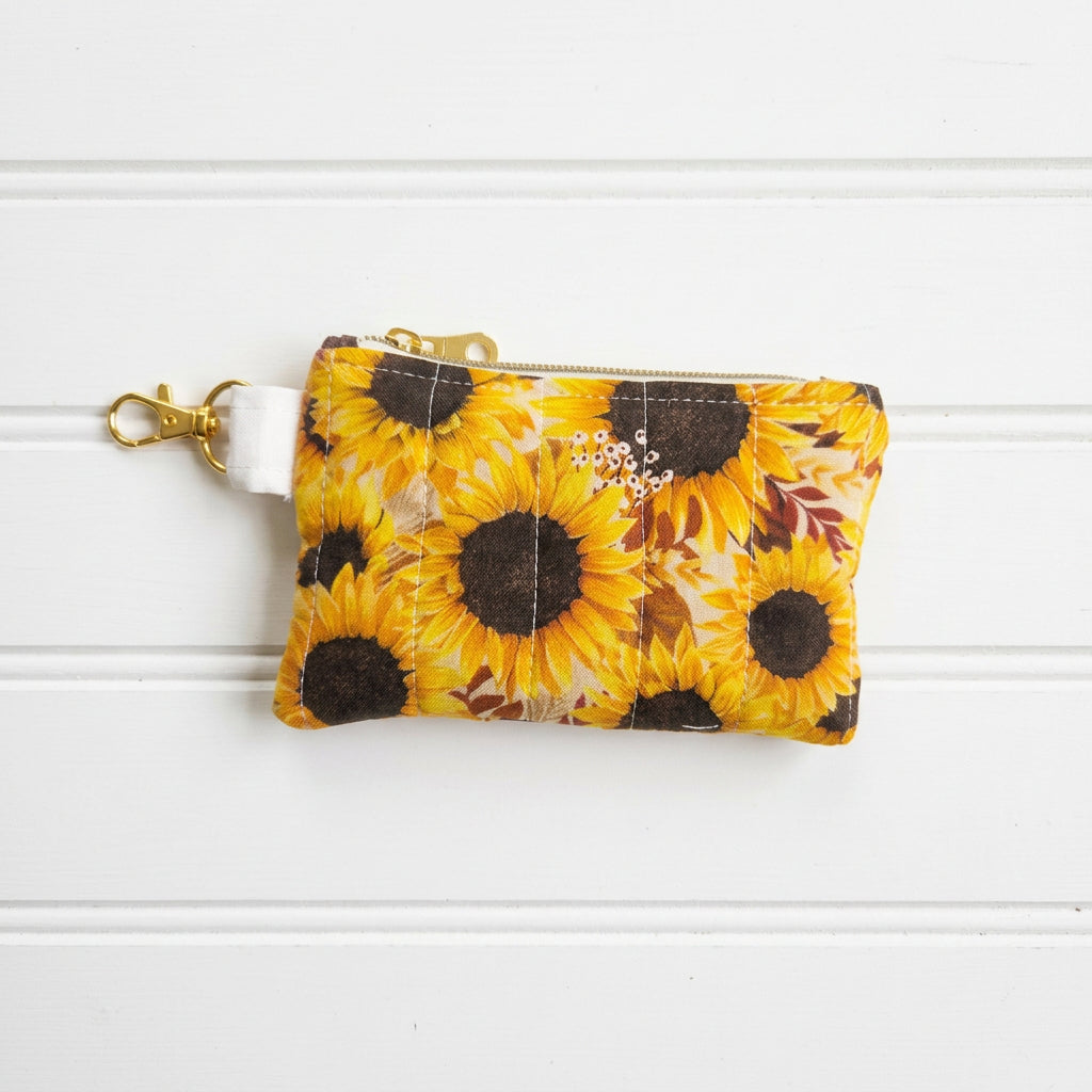 Sunflower Keychain Wallet