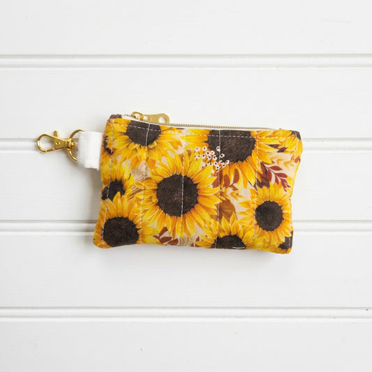 Sunflower Keychain Wallet