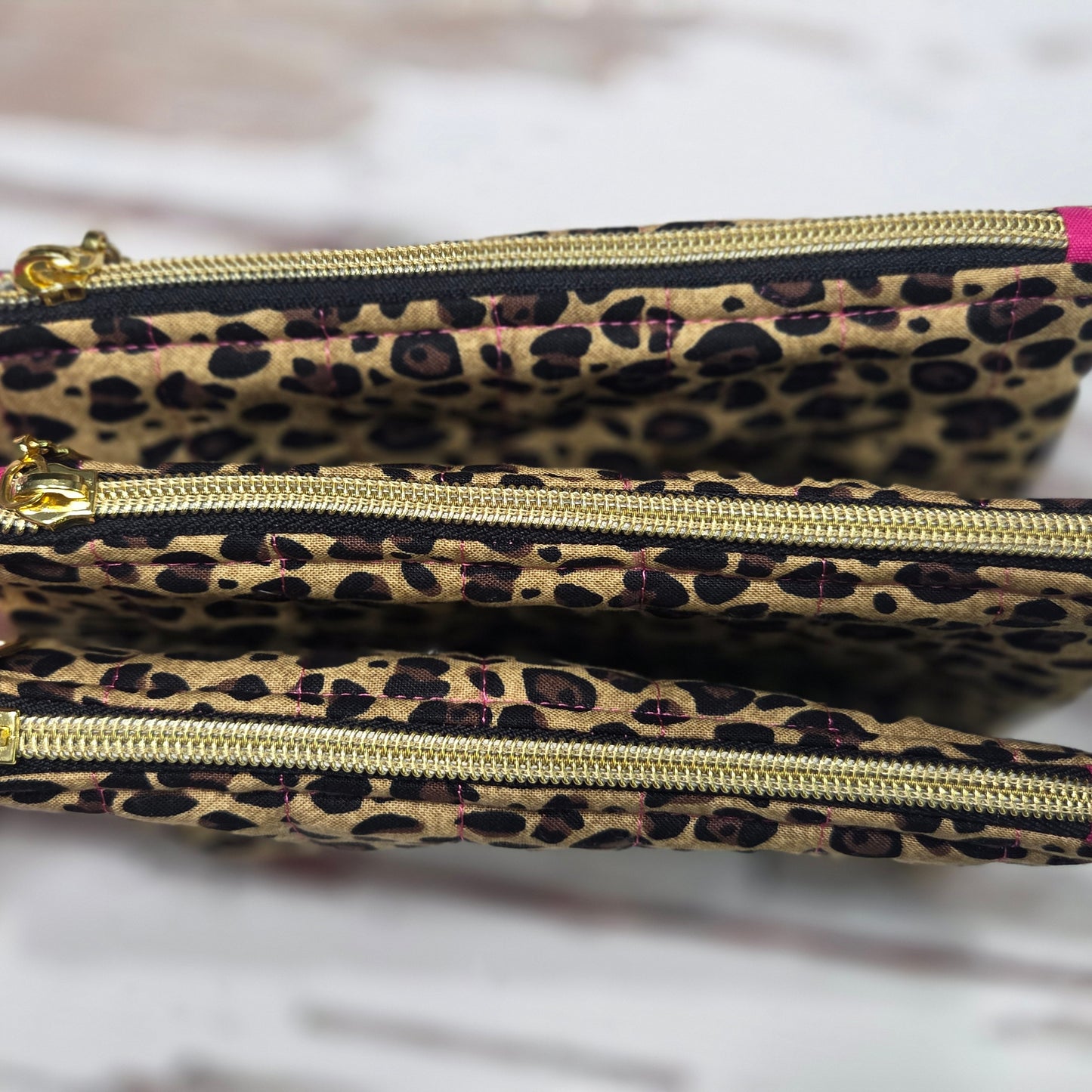 Leopard Print Large Wallet