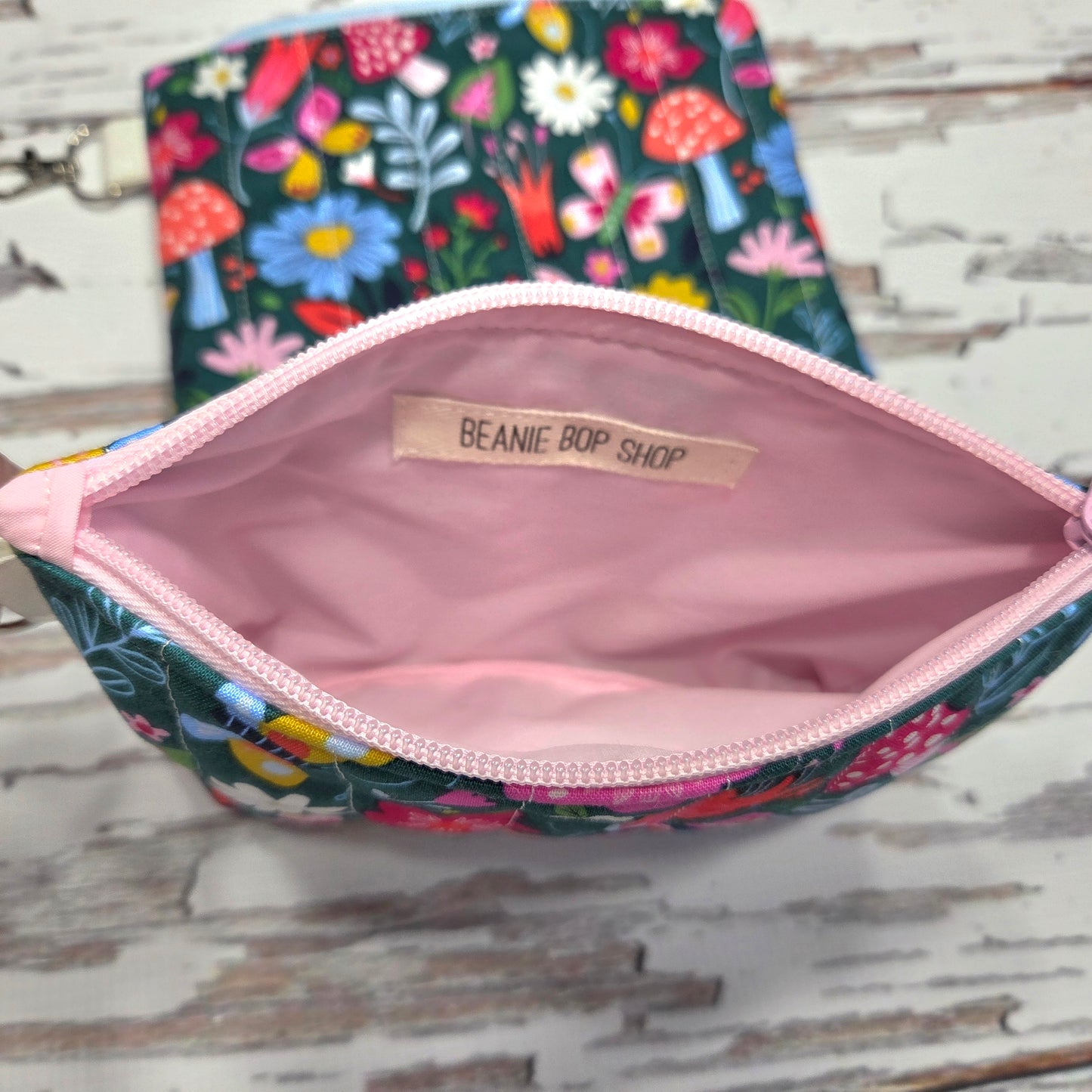 Spring Medley Large Quilted Wristlet Wallet