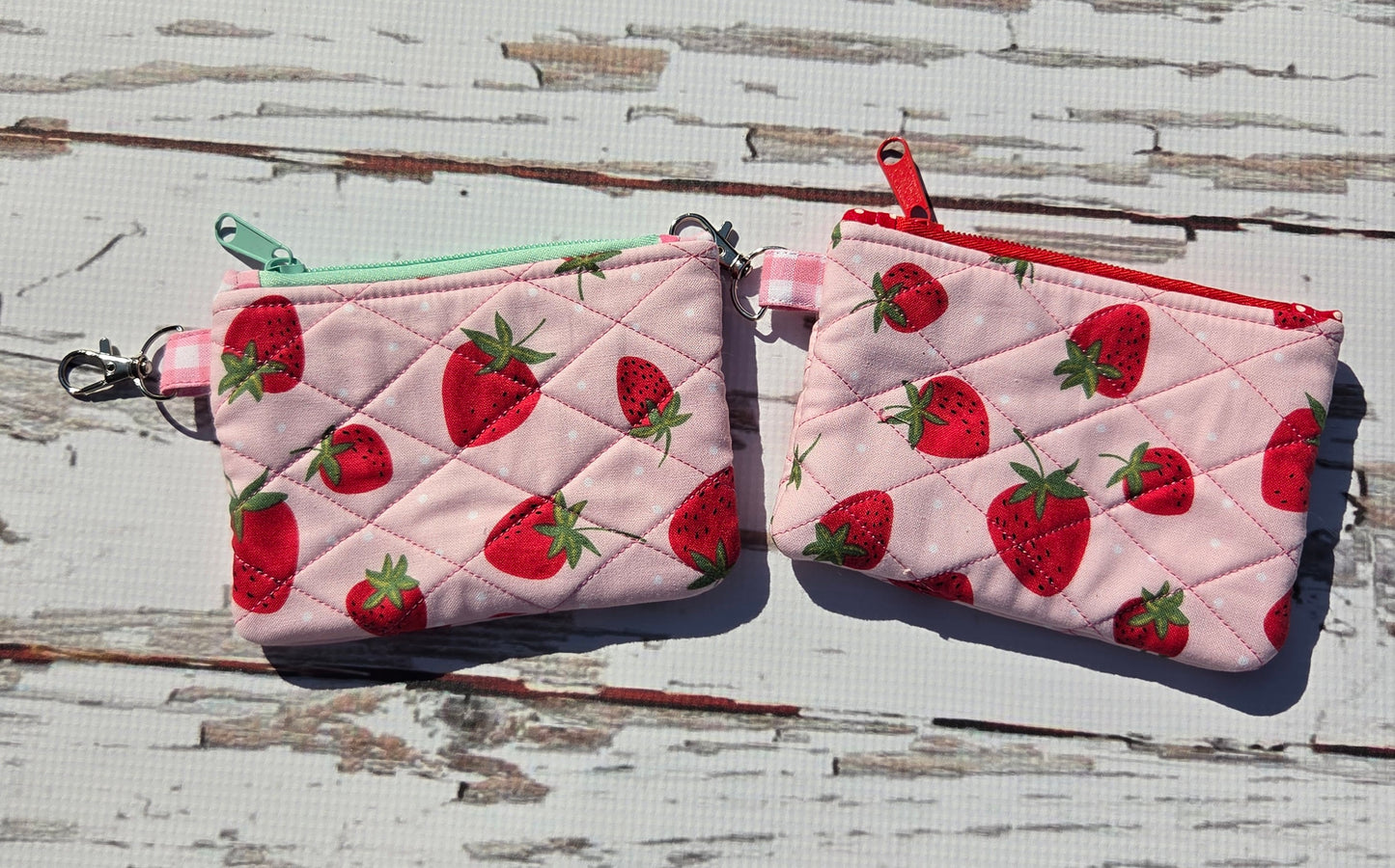 Strawberry Zipper Pouch