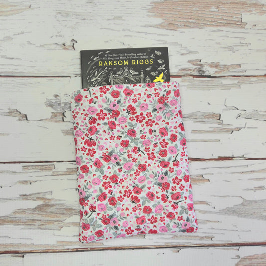 Flirty Floral Book Sleeve
