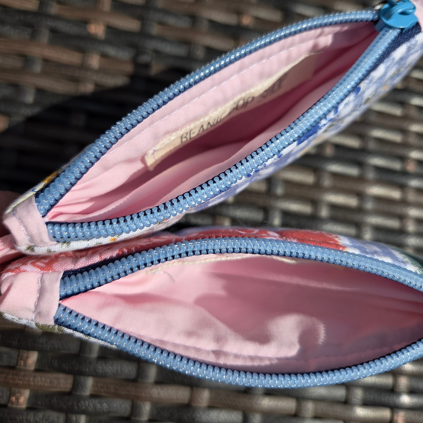 Boho Patchwork Keychain Wallet