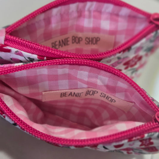 Flirty Floral Keychain Wallet