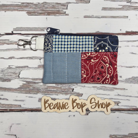 Red, White and Blue Wallet