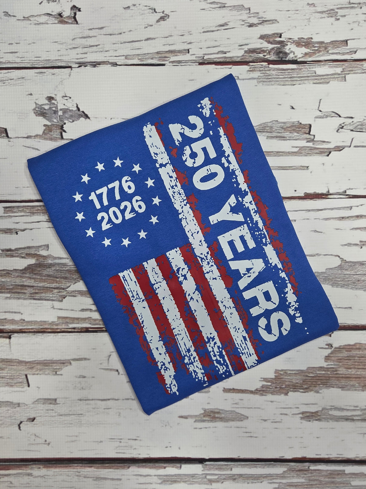 250 Years Flag T-Shirt, 4th of July Shirt